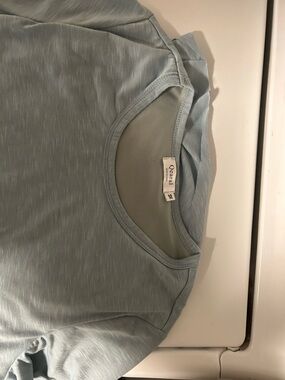 Qearal Women's Long Sleeve Crewneck Dress in Light Blue